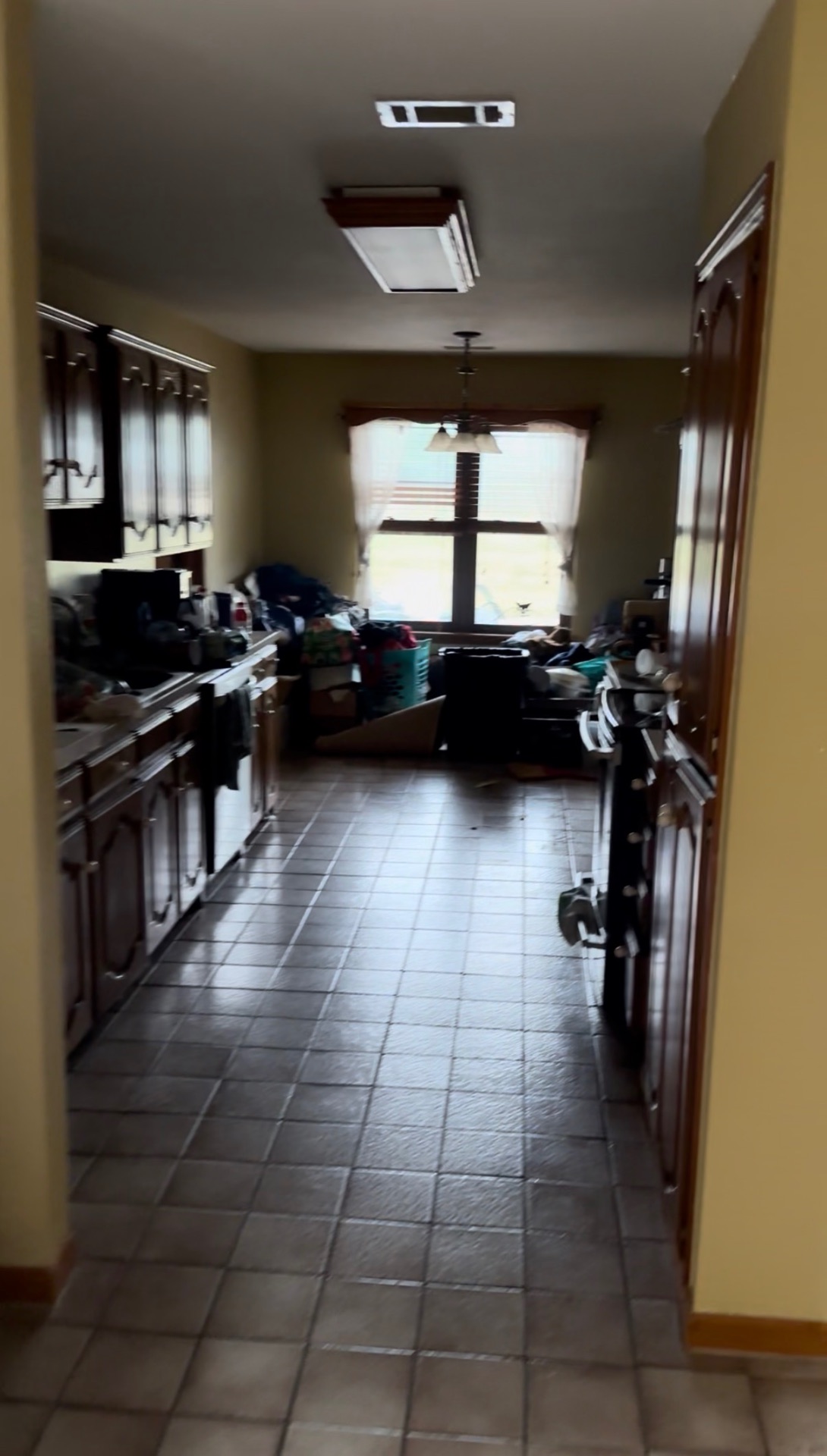 Bright Galley Kitchen Refresh — before